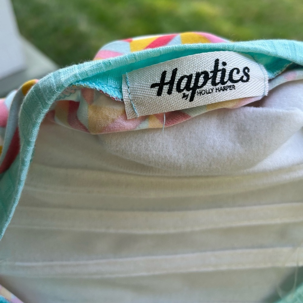 ☀️Haptics by Hollywood- Chevron Patterned Top with Turquoise Accents - Picture 5 of 6